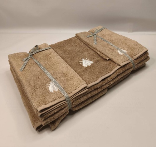 Набор полотенец Mastro Raphael ESSENTIAL API 3В beige chiaro Пять штук Артикул: 76599 DolceNoce фото 2