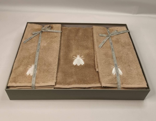 Набор полотенец Mastro Raphael ESSENTIAL API 3В beige chiaro Пять штук Артикул: 76599 DolceNoce фото 3