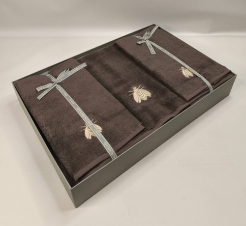 Набор полотенец Mastro Raphael ESSENTIAL API 3E marrone Пять штук Артикул: 76598 DolceNoce фото 4