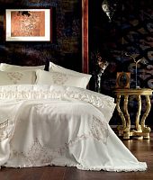 Комплект постельное белье с пледом Zebra Casa PASLEY