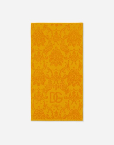 Набор полотенец Dolce & Gabbana DG LOGO yellow желтый Пять штук Артикул: 77203 DolceNoce фото 3
