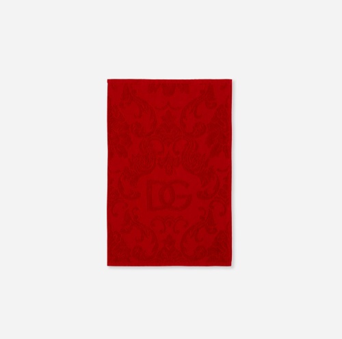 Набор полотенец Dolce & Gabbana DG LOGO red красный Пять штук Италия Артикул: 77204 DolceNoce фото 2 Набор полотенец Dolce & Gabbana DG LOGO red красный Пять штук Артикул: 77204 DolceNoce фото 2