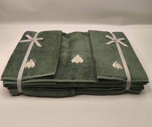 Набор полотенец Mastro Raphael ESSENTIAL API 7C verde salvia Пять штук Артикул: 76597 DolceNoce фото 2