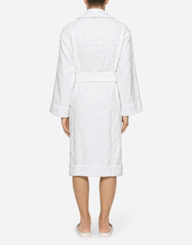 Халат Dolce & Gabbana DG LOGO white белый фото 8