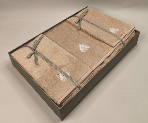 Набор полотенец Mastro Raphael ESSENTIAL API 6A nude Пять штук Артикул: 76593 DolceNoce фото 4