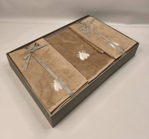 Набор полотенец Mastro Raphael ESSENTIAL API 3В beige chiaro Пять штук Артикул: 76599 DolceNoce фото 4