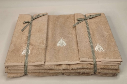 Набор полотенец Mastro Raphael ESSENTIAL API 6A nude Пять штук Артикул: 76593 DolceNoce фото 2