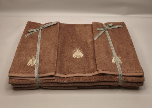 Набор полотенец Mastro Raphael ESSENTIAL API 5A argilla Пять штук Артикул: 76592 DolceNoce фото 2