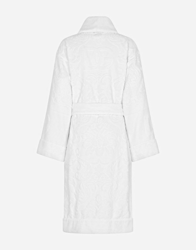 Халат Dolce & Gabbana DG LOGO white белый фото 2