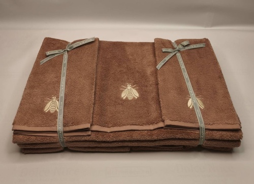 Набор полотенец Mastro Raphael ESSENTIAL API 5A argilla Пять штук Артикул: 76592 DolceNoce фото 4