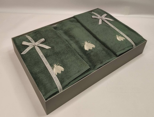 Набор полотенец Mastro Raphael ESSENTIAL API 7C verde salvia Пять штук Артикул: 76597 DolceNoce фото 4