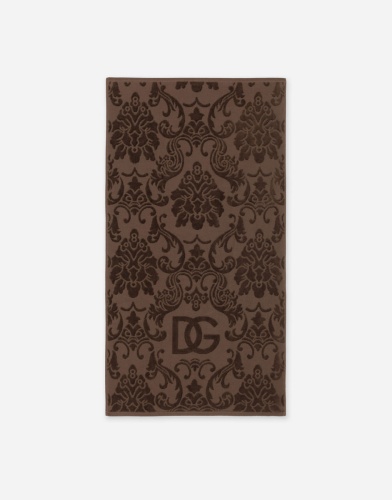Набор полотенец Dolce & Gabbana DG LOGO brown коричневый Пять штук Артикул: 77205 DolceNoce фото 3