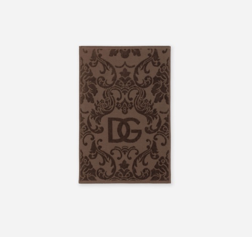 Набор полотенец Dolce & Gabbana DG LOGO brown коричневый Пять штук Артикул: 77205 DolceNoce фото 2