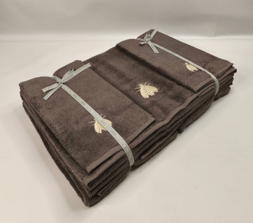 Набор полотенец Mastro Raphael ESSENTIAL API 3E marrone Пять штук Артикул: 76598 DolceNoce фото 2