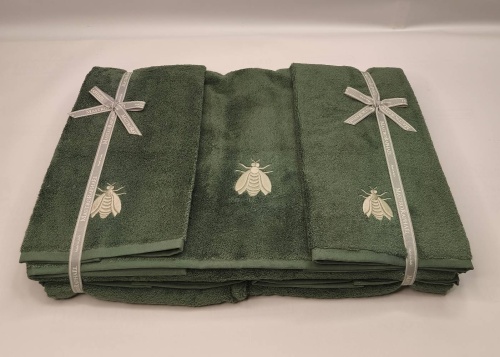 Набор полотенец Mastro Raphael ESSENTIAL API 7C verde salvia Пять штук Артикул: 76597 DolceNoce