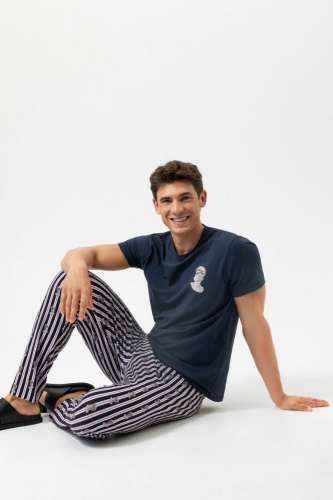 Костюм мужской домашний Mey MARBLE MUSE YACHT BLUE 2220089 фото 9 Костюм мужской домашний Mey MARBLE MUSE YACHT BLUE 2220089 фото 9