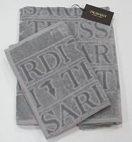 Набор полотенец Trussardi OVERLOGO 004 Grey серый