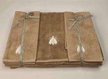 Набор полотенец Mastro Raphael ESSENTIAL API 3В beige chiaro Пять штук