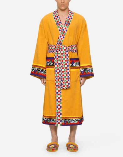 Халат Dolce & Gabbana CARRETTO yellow желтый фото 7