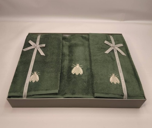 Набор полотенец Mastro Raphael ESSENTIAL API 7C verde salvia Пять штук Артикул: 76597 DolceNoce фото 3