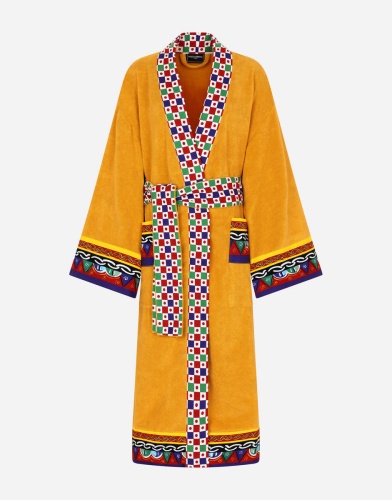 Халат Dolce & Gabbana CARRETTO yellow желтый