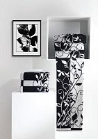 Полотенце Carrara TIFFANY черно-белое 95х150