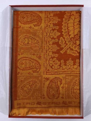 Плед Etro TAGETE AL298 A0227 gold оранжевый 140х180 Италия Артикул: 70182 DolceNoce фото 3 Плед Etro TAGETE AL298 A0227 gold оранжевый 140х180 Артикул: 70182 DolceNoce фото 3