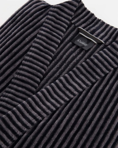 Халат мужской Cawo 4854 (97 schwarz темно-серый) фото 4