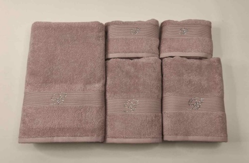 Набор полотенец Blumarine RISVEGLIO сиреневый 02 lilac Артикул: 94889 DolceNoce фото 2