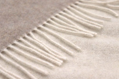 Плед Biederlack DARK VELVET (747211) natur-sand 130x170 Артикул: 79246 DolceNoce фото 3
