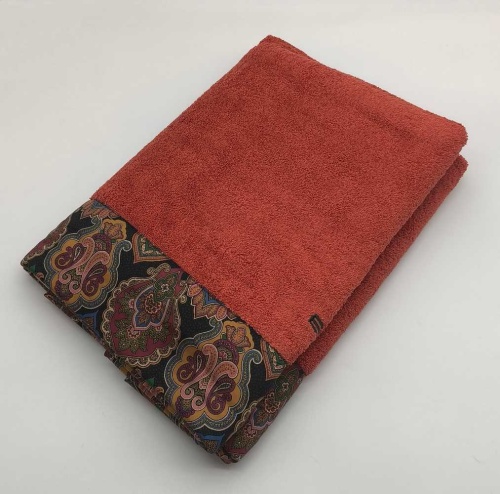 Полотенце Etro 7PLIES AV800 X0810 orang оранжевое 100х150 Италия Артикул: 70130 DolceNoce фото 2 Полотенце Etro 7PLIES AV800 X0810 orang оранжевое 100х150 Артикул: 70130 DolceNoce фото 2