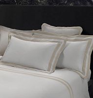 Постельное белье Philipp Plein DIAMOND B00 white/sand