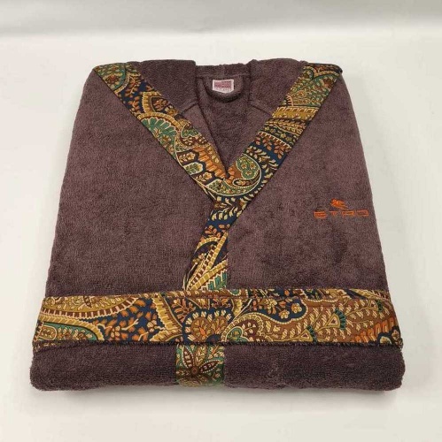 Халат с капюшоном Etro GIАNO AV799 X0883 brown коричневый