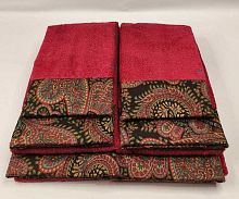 Набор полотенец Etro GIANO AV799 X0865 red красный Пять штук