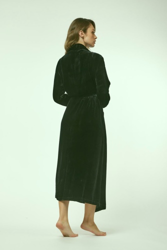 Халат Vivis DANIELA (цвет 01210 olive) оливковый фото 4