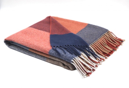 Плед Biederlack NATURALS&PLAIDS (819147) pleasant ruby 130х170 Артикул: 79261 DolceNoce фото 3
