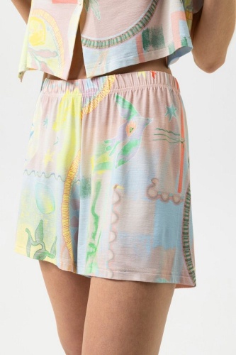 Пижама с шортами Mey MYSTIC BLUE 1230103 фото 4 Пижама с шортами Mey MYSTIC BLUE 1230103 фото 4