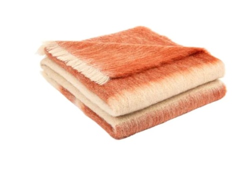 Плед Brun De Vian-Tiran MOHAIR PASSAGES CUIVRE 140х180 Артикул: 87436 DolceNoce