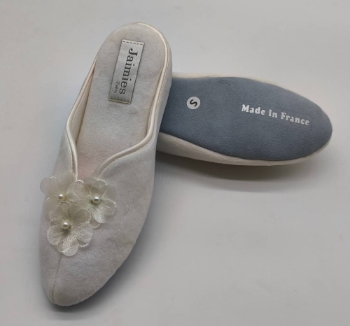 Тапочки Jaimies NATHALIE mule SPRING молочные фото 2