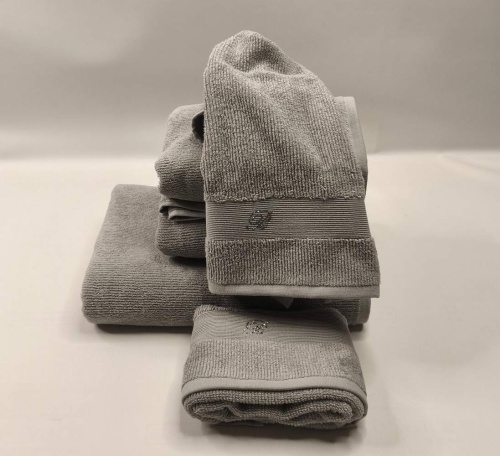 Набор полотенец Blumarine RISVEGLIO серый 13 silver Артикул: 94887 DolceNoce фото 3