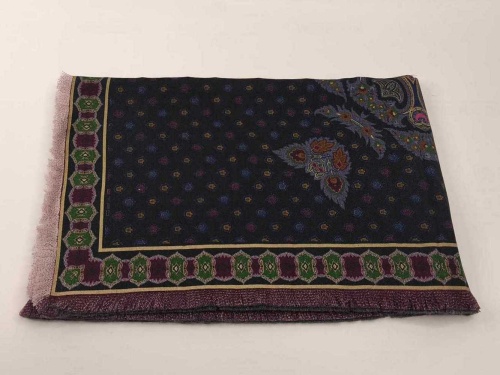 Плед Etro ZAHIR AKC28  X0883 blue синий 140x180 Артикул: 70119 DolceNoce