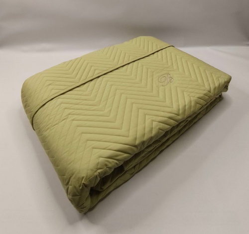 Покрывало Blumarine STILE BLU 270х270 оливковое 11 olio oil Артикул: 93745 DolceNoce фото 3