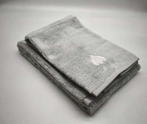 Набор полотенец Mastro Raphael BATH ESSENTIAL API 9A pearl grey 40x60+60х110 Артикул: 76623 DolceNoce фото 2