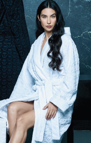 Халат Philipp Plein HEXAGON 012 white