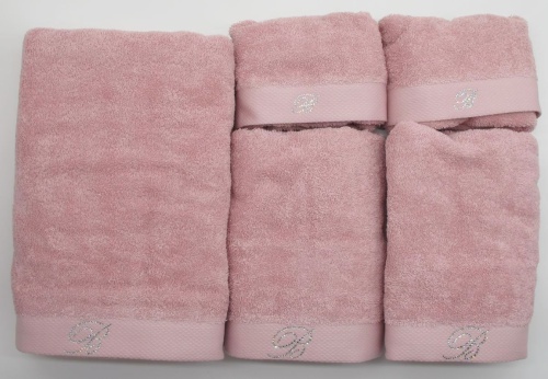 Набор полотенец Blumarine BENESSERE темно розовый 40 heather Артикул: 93757 DolceNoce