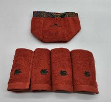 Набор полотенец Etro 7PLIES AV800 X0810 orange оранжевый 4*30х30