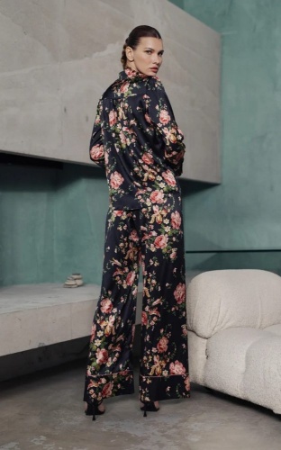 Пижама Marjolaine BERNADETTE 4BER5501 0181 Fleur/Buvard черная фото 3 Пижама Marjolaine BERNADETTE 4BER5501 0181 Fleur/Buvard черная фото 3