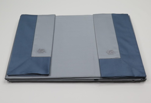 Постельное белье Etro NEW DALE 9258 260 grey серый-синий фото 2