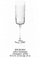 Бокал для шампанского Blumarine ROSE LACE Champagne Goblet 250мл (набор 6 штук)