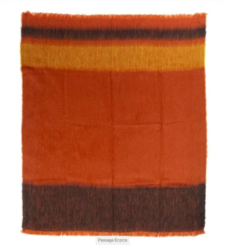 Плед Brun De Vian-Tiran MOHAIR PASSAGES ECORCE 140х180 Артикул: 87437 DolceNoce фото 5